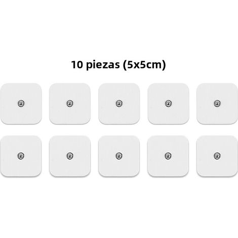 (10 pièces, 5x5cm) Patchs de stimulation musculaire EMS pour massage. (1/5)