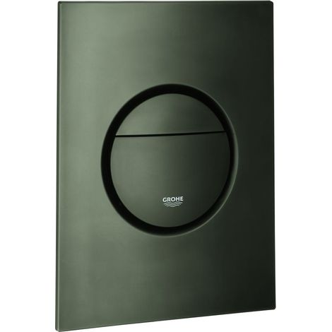 Grohe Nova Cosmopolitan S WC-Betätigung, 2-Mengen-Spülung oder Start-Stopp-Betätigung, senkrechte Montage, Satin Graphite