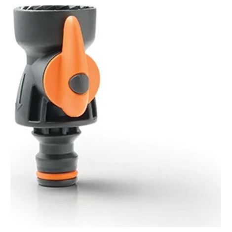 Rubinetto a sfera con regolatore di Flusso 3/4 Irrigazione Giardino GF Garden