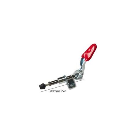 Pinces à Bascule, 2 Pièces Maintien Push Pull Action Outil À Main Bascule Outil Main Dégagement Rapide Pince Manuelle Loquet Levier Horizontal Serrage Barre de Dégagement Rapide (45kgf) - Crezuo
