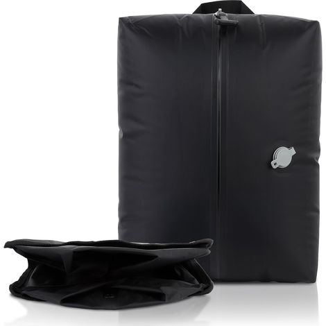 Sacs de rangement sous vide pour bagages de voyage, sacs de rangement sous vide non transparents, sacs d'emballage sous vide hermétiques pour emballer des bagages, sacs de compression sous vide (1/5)