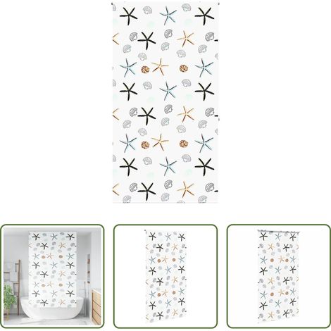 vidaXL Salle de bain - Store enrouleur de douche 120x240 cm largeur du tissu 116 cm (1/5)