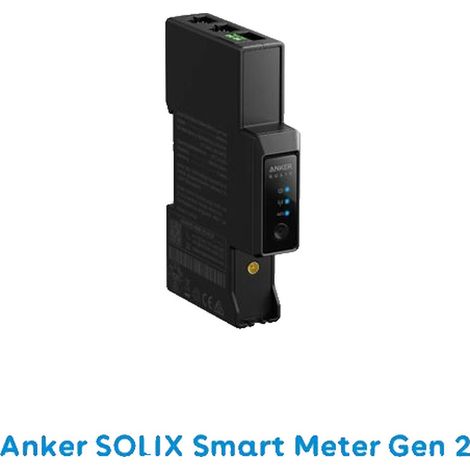 Anker SOLIX Smart Meter Gen 2 trifásico, 63 A para Solarbank 3 y 4