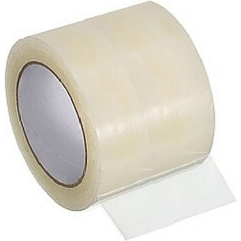 Ruban robuste adhesif transparent 10 cm x 10 metres pour reparation de serre