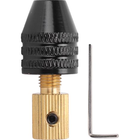 Mandrin de perçage à changement rapide 2,3 mm adaptateur tournevis convertisseur plage de serrage 0,5‑3,2 mm (1/5)