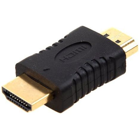 Adaptador hdmi tipo A macho-macho  Negro (1/5)