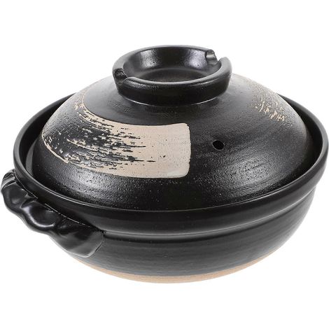 Casserole en céramique compatible avec la cuisine, 1 pièce, couleurs assorties (1/5)