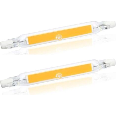 5W R7S 78mm J78 COB Filament LED Bulb, 500 Lumens 360 Degree Halogen Lamp Equivalent to 30W, 48W, 50W, Perfect for Home, Kitchen, Room, Balcony, Office etc. (2 Pack, Cool White 6000K) [Energy Cl (1/4)