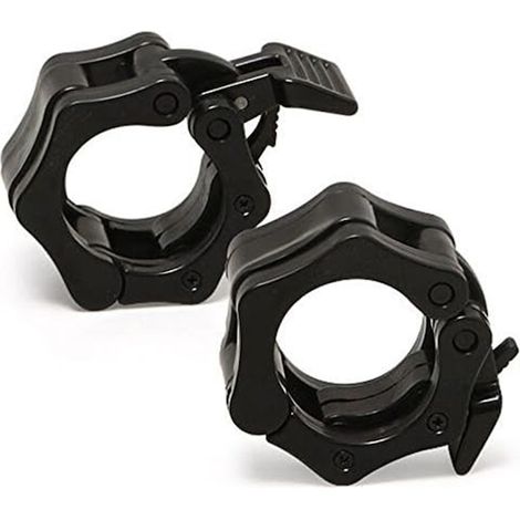 Ensemble de 2 pinces pour la barre, Chucai, pour la barre olympique, 5cm, ABS, polyvalent et pratique (1/5)