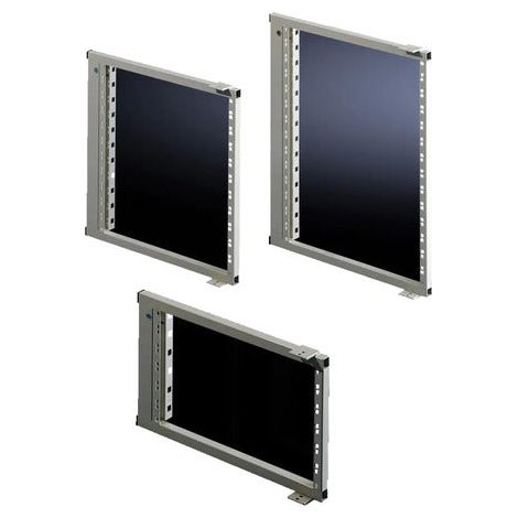 [NEUWERTIG] B-Ware Rittal Schwenkrahmen Rahmen Gehäuse AE Stahlblech Lichtgrau 19 Zoll 6 HE 1 Stück (1/2)