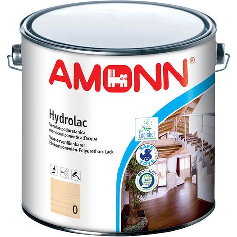 Amonn hydrolac vernice poliuretanica all'acqua opaco 2,5 lt per legno