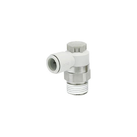 Régulateur de débit SMC AS, M5 x 0.8 Mâle ( Prix pour 1 )