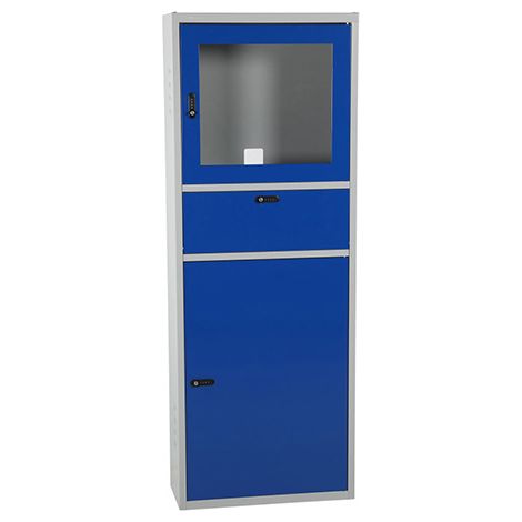 Armoire de sécurité grise pour matériel informatique - Ecran jusqu'à 21 pouces - 4031071152