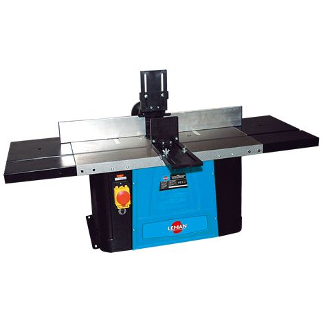 LEMAN - Fresadora Estacionaria LOTDE040, 40 mm, Motor 1500 W, 6 Velocidades Variables, Mesa de Acero Fundido
