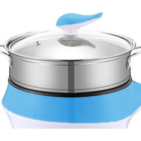 Cuiseur électrique multifonctionnel portable à deux vitesses, mini poêle à frire électrique, wok, cuiseur à riz pour dortoir étudiant (AU 220V) (1/5)