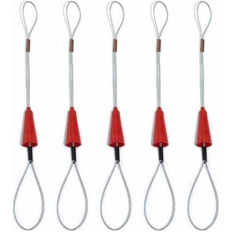 Aiguille Tire-Fil Outil D'aide à L'installation De Câbles D'électricien Dispositif De Filetage De Câbles Traction De Fil D'outil De Fixation De Bande De Poisson，（5pcs）
