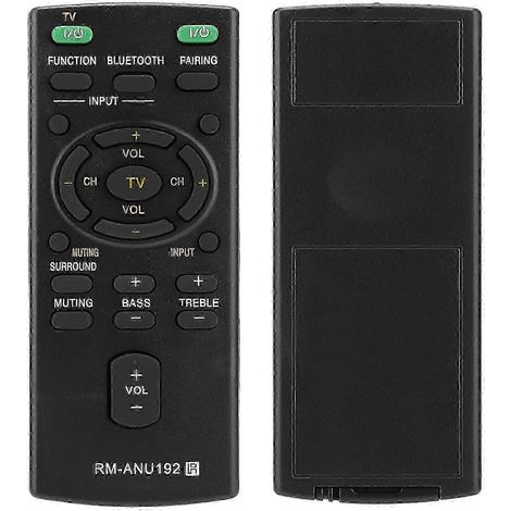 Commande à distance de remplacement RM-ANU192 pour barre de son Sony SACT60BT HTCT60BT SSWCT60 (1/5)