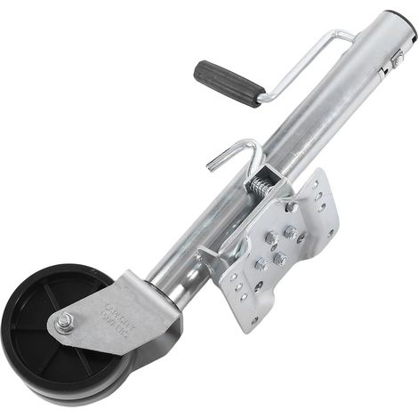 Cric de Remorque de Bateau avec Double Roue, Cric de Remorque de Bateau Pivotant Robuste, de Langue de de Levage de 10 Pouces pour Remorques Utilitaires de de Camping-Car, 1500 LB (1/5)