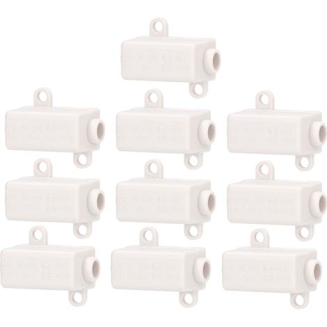 10 Stück Kabelverteiler ABS Hochleistungs-T-Klemmenblock bruchsicher Hauptleitung 400 V 60 A (1/5)
