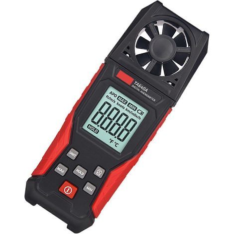 Outils de mesure de l'énergie éolienne avancés, sensibles à la vitesse et à la température du vent, pour une surveillance météorologique précise et l'acquisition de données, multicolores... (1/5)