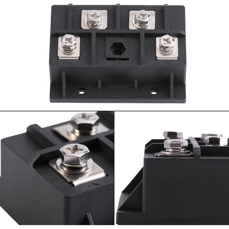 Pont redresseur monophasé 200A 1600V module haute puissance, 4 bornes, diode de redressement (1/5)