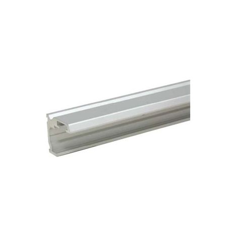 Fixation murale pour rail junior 40 - Décor : Anodisé argent - Longueur : 2000 mm - Matériau : Aluminium - Pour porte : Bois - HAWA (1/6)