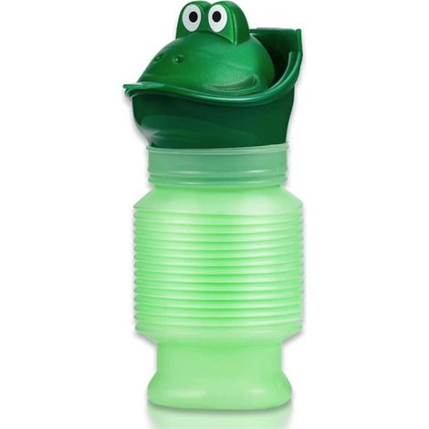 Urinoir rétractable 600 ml pour homme et femme - Portable - Urinoir d'urgence réutilisable - Pour camping, voiture, voyage, embouteillage et file d'attente (1/5)