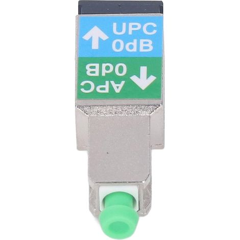 1 Adaptateur Fibre Optique SC/UPC Hybride Mâle Femelle Céramique Métal Pour Réseau Communication Catv
