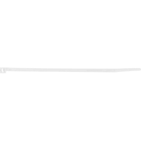 100 pezzi FASCETTE DI CABLAGGIO CAVI IN NYLON STRINGICAVO BIANCHE-Varie Misure 2.4x 80 mm (1/3)