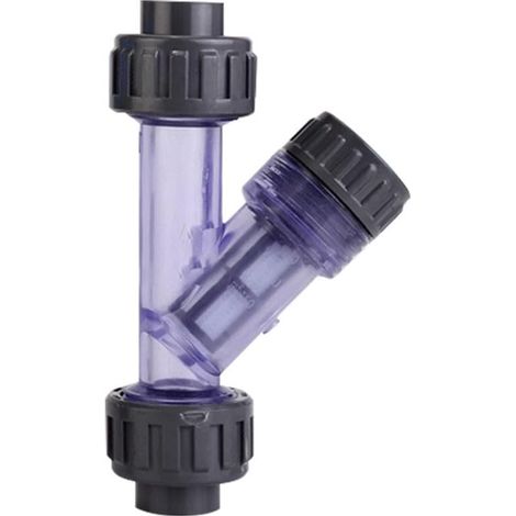 PVC Pipe Filter, Y-Type, 63mm Mesh Filter, PVC Aquarium Irrigation Tubular Filter... (Inner Diameter 63mm)