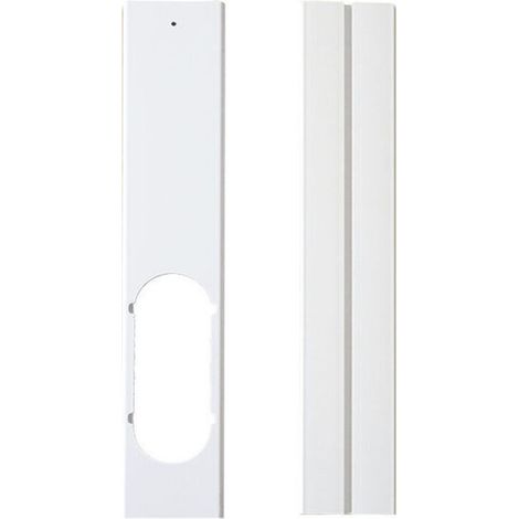 Plaque d'étanchéité pour climatiseur mobile – Kit de glissière de fenêtre 55x10cm – PVC durable – Installation facile et flexible – Lot de 2 pièces - 55cm10cm-DELKEVIC (1/4)
