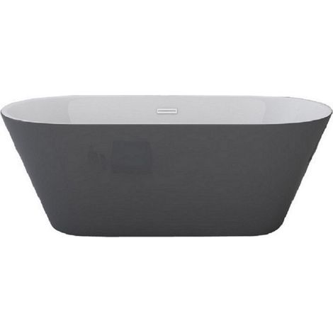 Badewanne LAUSANNE II grau 170 x 80 cm (1/2)