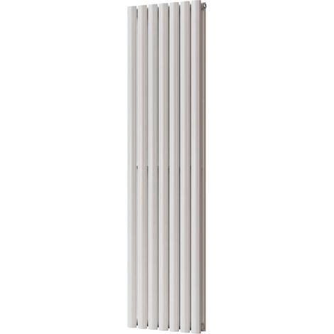 Omeara - White Vertical Radiator H1600mm x W406mm Double Panel (1/3)