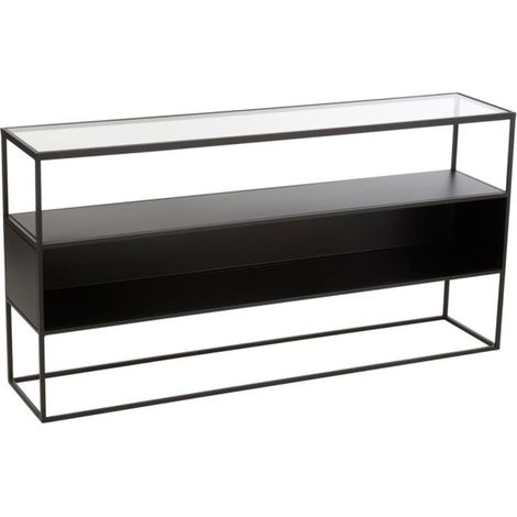 Console en Métal "Maryanne" 140cm Noir (1/5)