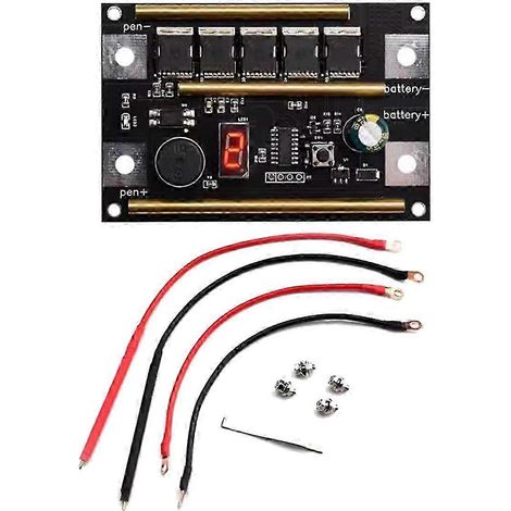 Machine à souder par points AURA 18650 Lithium Battery Spot Welding Machine Pen Control Card Touch Card Machine 12V DIY 9 G (1/5)