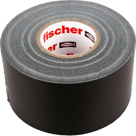 Ruban adhésif en toile noir 25m x 48mm 560903 fischer