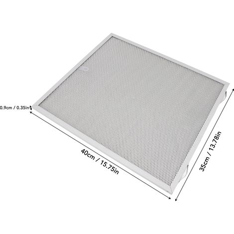 Ortviai Filtre pour hotte aspirante en aluminium compatible HPFA3B30, S99010430-002, 4512880 – lavable (1/4)