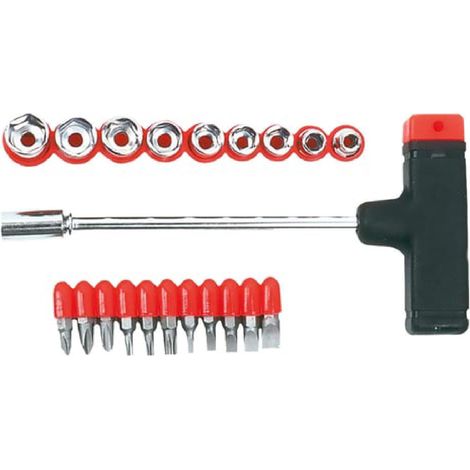 Cacciavite "TOP TOOLS" porta inserti/bussole set da 22 pezzi