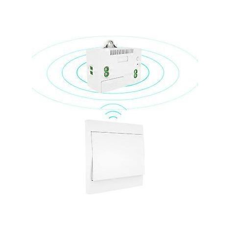 Kit interrupteur et récepteur sans fil 110-220 V, auto-alimenté (1/5)