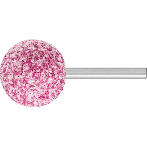 PFERD TOOLS STEEL Schleifstift Kugel Ø 32x32 mm Schaft-Ø 6 mm A24 für Stahl- und Stahlguss 5 Stk