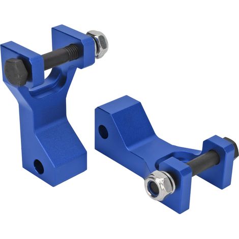Kit d'abaissement avant de ATV, 2 pièces, chute de 3,5 pouces, remplacement en alliage d'aluminium pour Raptor 660 660R YFM660R 2001 – 2005 bleu (1/5)