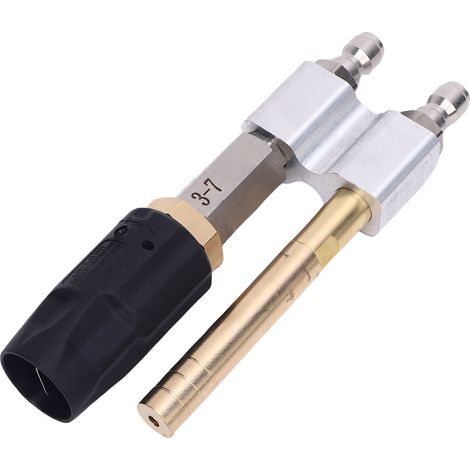 Buse de nettoyeur haute pression 1000 à 4050 PSI, raccord rapide 1/4 po M5, buse pivotante, mode de pulvérisation 0 à 60°, débit de 3 à 7 GPM, buse de lavage doux