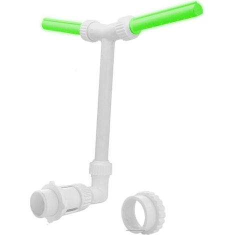 Double jet avec éclairage fluorescent, buse réglable 2 en 1 pour piscines enterrées et hors sol-AquaForge (1/5)