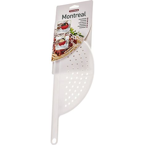 PLASTICFORTE escurridor montreal blanco , Escurridor Montreal blancoPerfecto para escurrir ollas y asartenesFácil adaptabilidadFácil limpiezaApto para lavavajillas&lt