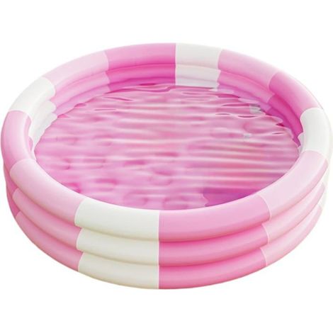 BelleRise - Piscine Gonflable Enfant-Barrière gonflable renforcée à trois anneaux,PVC écologique– Appareil Balcon ,Jardin – 145x25cm Rosé (1/5)