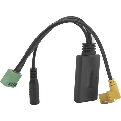 Adaptateur Bluetooth AUX 12 broches pour voiture, câble audio multimédia avec microphone et kit mains libres, compatible avec MMI 3G / Q5 / A4L / A6L / Q7 / A5 / S5 (1/5)