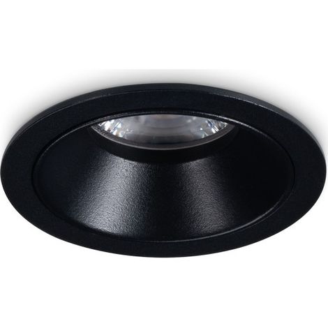 Ideal Lux GAME Spot LED encastrable de 5,8 cm, noir, 3 000 K (1/2)