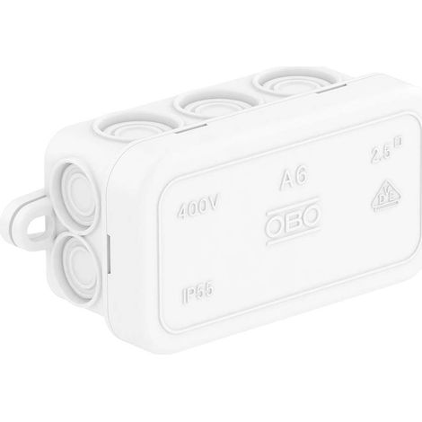 OBO Bettermann 2000005 boîte de dérivation blanche IP55 (1/2)
