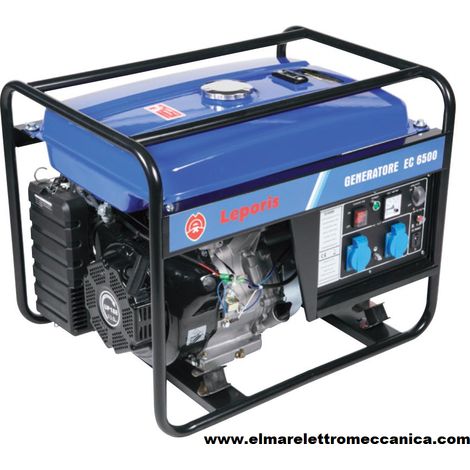 LEPORIS EC6500 6 KW Monofase Generatore di corrente Benzina