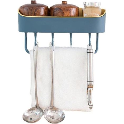 zhan-Étagère de douche à ventouse, porte-savon, sans perçage, porte-brosse à dents réutilisable, amovible pour salle de bain